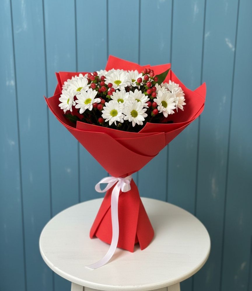 Букет цветов из: Хризантемы в Новокумском