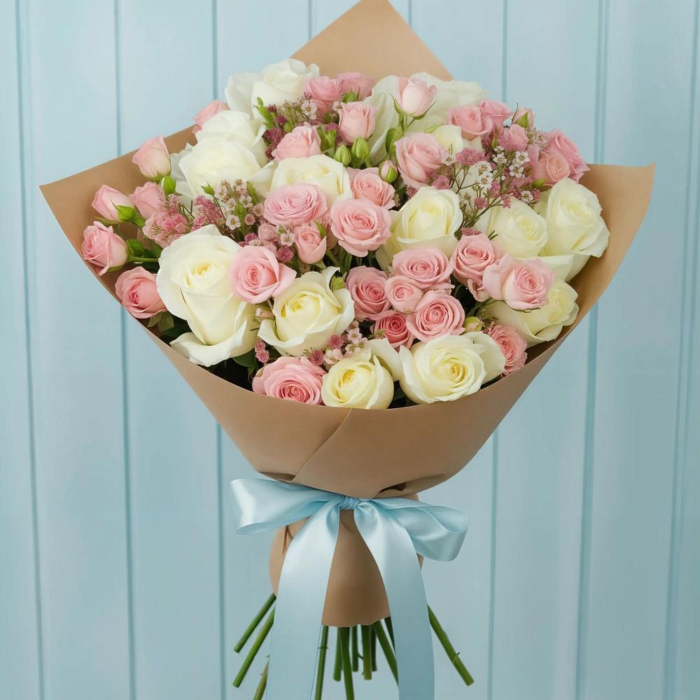 Букет цветов из: Розы в Новокумском