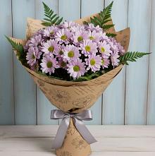 Букет цветов из:  Хризантемы #REPLACE_PRED# Новокумском