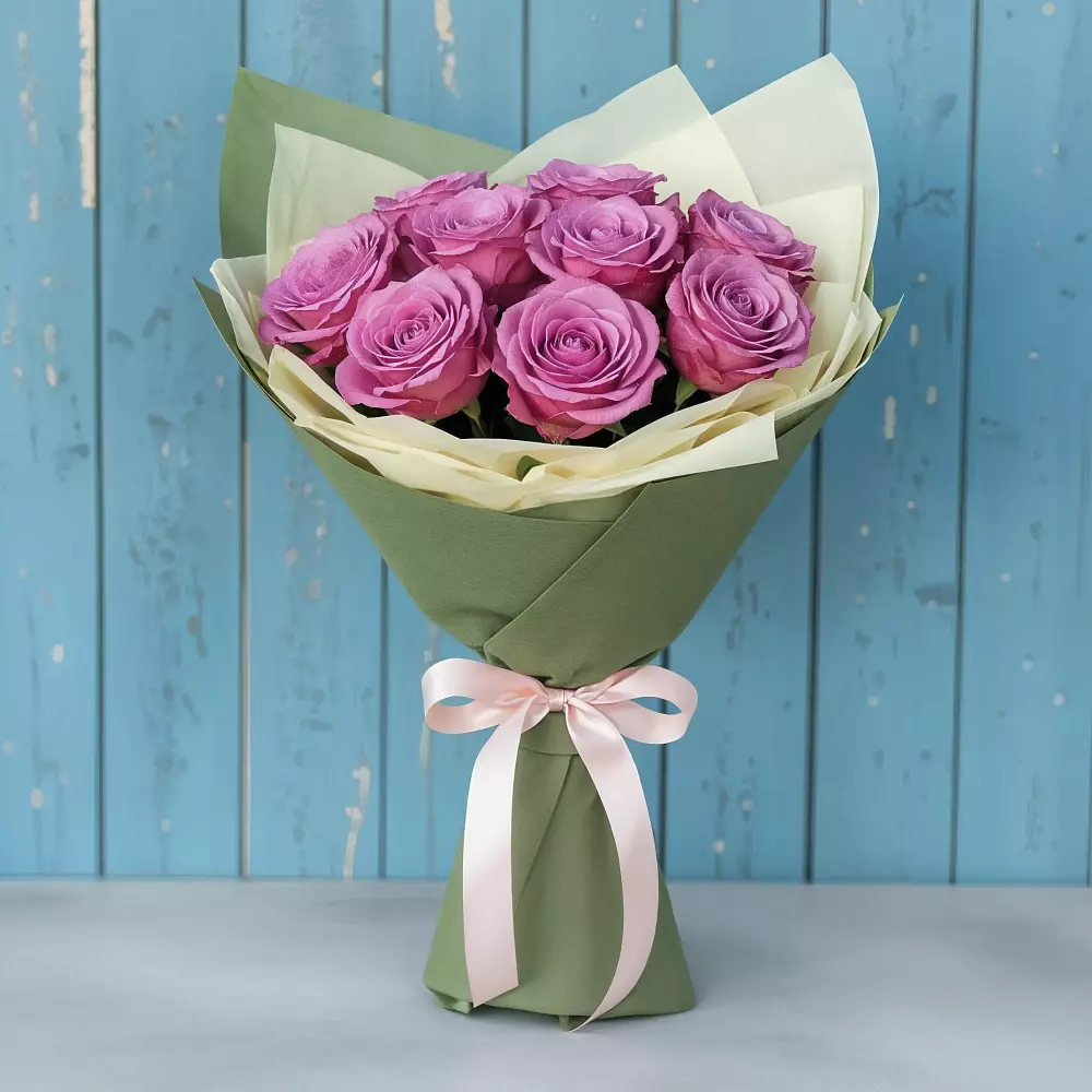 Букет Розы Фёрст Леди в Новокумском