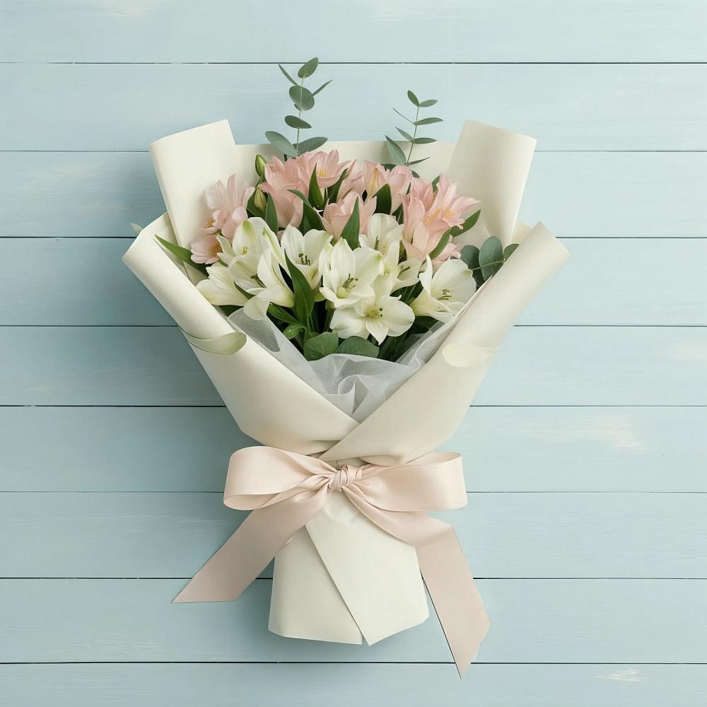 Букет цветов из: Альстромерии в Новокумском