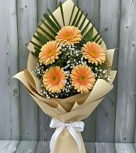 Букет цветов из:  Герберы в Новокумском
