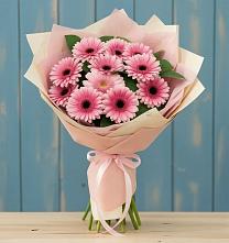 Букет цветов из:  Герберы #REPLACE_PRED# Новокумском