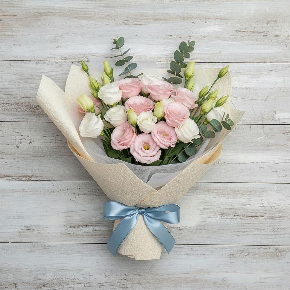 Букет цветов из: Лизиантусы в Новокумском