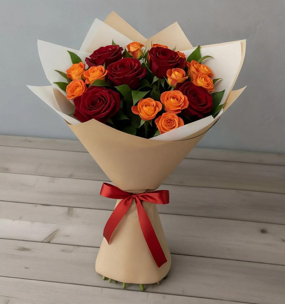 Букет Любовь и восторг в Новокумском